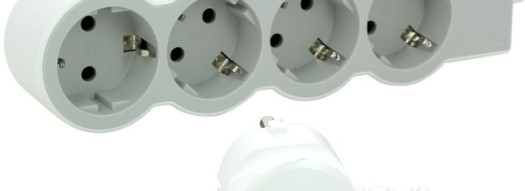 Многорозеточный блок ''Стандарт'' 4 x 2К+З - с кабелем длиной 1,5 м