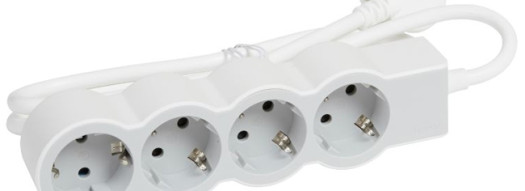 Многорозеточный блок ''Стандарт'' 4 x 2К+З - с кабелем длиной 3 м