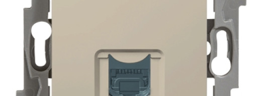 Розетка RJ45 5e UTP - Niloe - слoновая кость