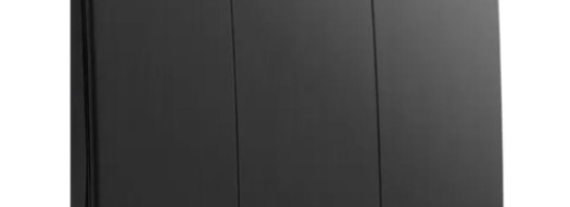 Переключатель трехклавишный - Mallia - Brushed Black