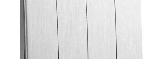 Переключатель четырехклавишный - Mallia - Brushed Aluminium