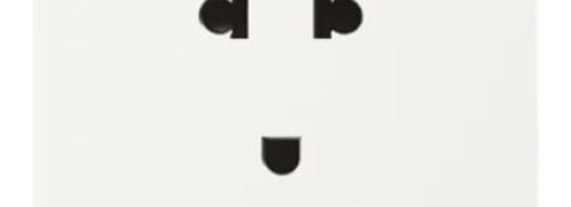 Розетка 2x2P+E Euro-US стандарт - Mallia - Matt White