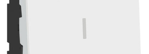 Промежуточный переключатель - 2 модуля - Mosaic - белый