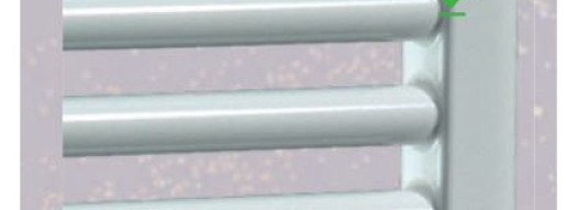 Водяной полотенцесушитель - Imas Pegasus - шаг 41, высота 960 мм - антрацит