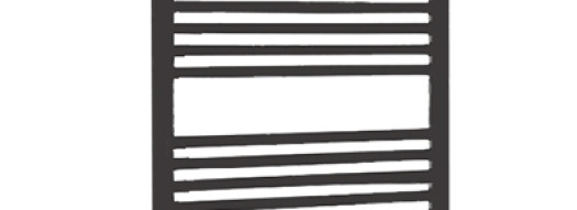 Водяной полотенцесушитель - Imas Pegasus - шаг 41, высота 1120 мм - антрацит