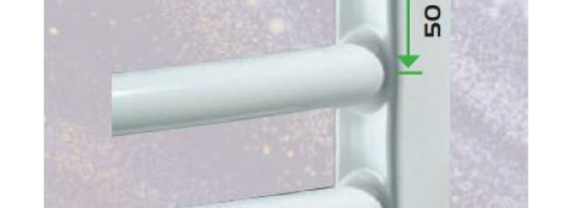 Водяной полотенцесушитель - Imas Pegasus - шаг 50, высота 1000 мм - хром