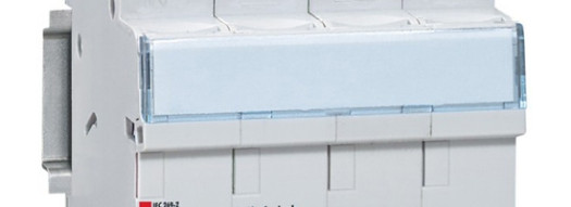 Держатель плавких вставок - 3P+N 500V - 10x38 мм.