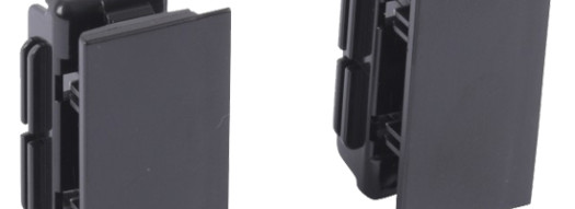 DLP-S фиксатор 45 мм для Mosaic и Arteor - комплект 2 шт. - черный