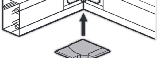 Внутренний изменяемый угол от 80° до 120° - для кабель-каналов DLP-S 100x50