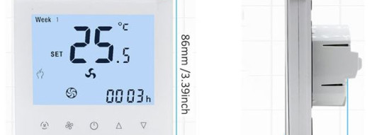 Термостат для фанкойла WF11 - черный