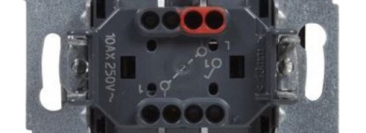 Выключатель одноклавишный - Suno - слоновая кость