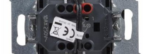 Выключатель одноклавишный с подсветкой/индикацией - Suno - антрацит