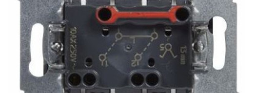 Выключатель двухклавишный - Suno - слоновая кость