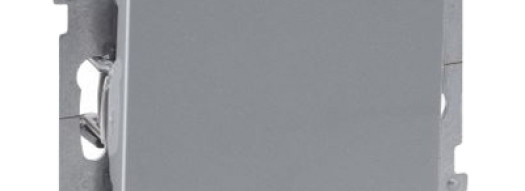 Переключатель одноклавишный - Suno - алюминий