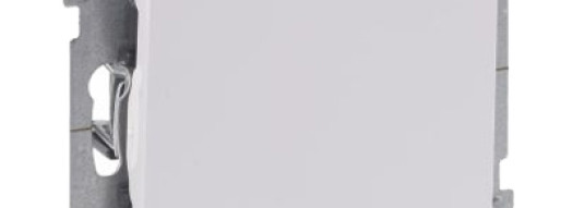 Переключатель одноклавишный с подсветкой/индикацией - Suno - белый