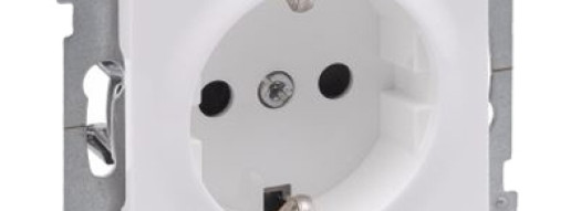 Розетка 2К+З - Suno - белый