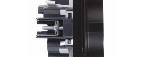 Розетка 2x2К+З со шторками - Suno - антрацит