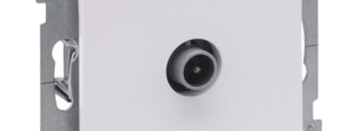 Розетка TV 1.5 дБ - Suno - белый