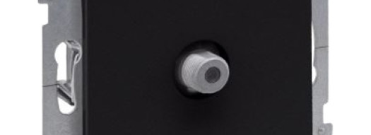 Розетка TV-F 1.5 дБ - Suno - антрацит