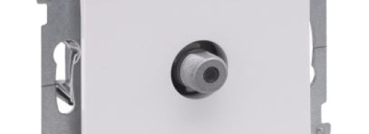 Розетка TV-F 1.5 дБ - Suno - белый