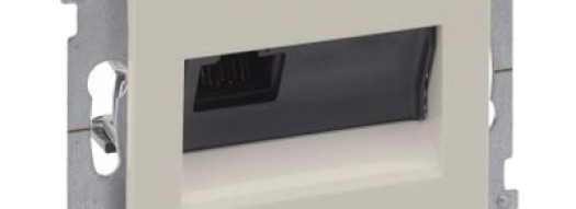 Розетка RJ45 6 UTP - Suno - слоновая кост