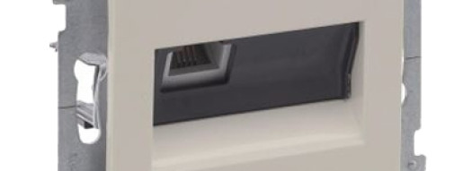 Розетка RJ11 - Suno - слоновая кость