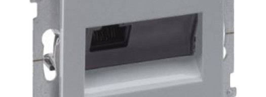 Розетка RJ45 6 UTP - Suno - алюминий