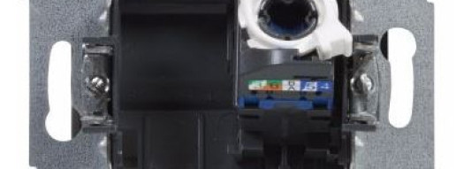 Розетка RJ45 6 UTP - Suno - алюминий