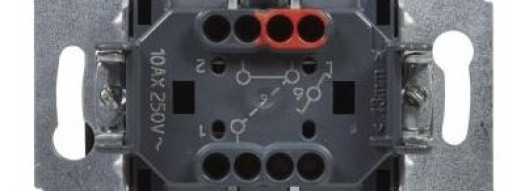 Переключатель одноклавишный - Suno - антрацит