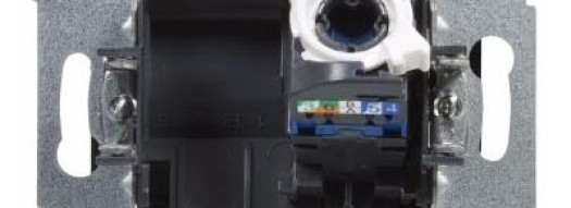 Розетка RJ45 6 UTP - Suno - антрацит