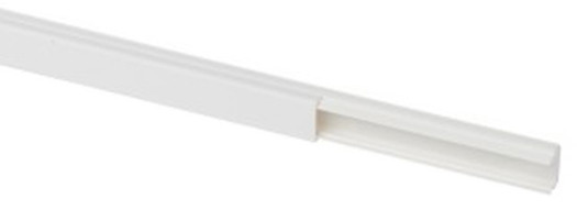 Мини-канал - DLP-S - 20x12 мм с крышкой - самоклей - 2 метра - белый