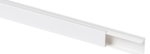 Мини-канал - DLP-S - 32x16 мм с крышкой - самоклей - 2 метра - белый