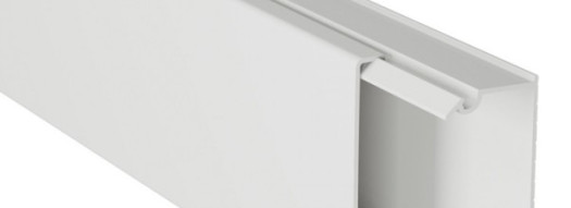 Мини-канал - DLP-S - 40x16 мм с крышкой - самоклей - 2 метра - белый