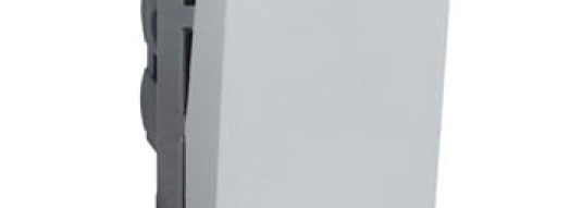 Переключатель одноклавишный 10AX - 1 модуль - Arteor - Soft Aluminum