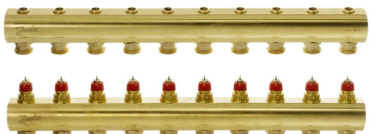 Распределительный коллектор с настройкой - Manifold 10+10