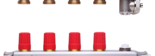 Коллектор из нержавеющей SSM-F стали - Manifold 4+4