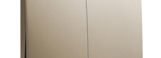 Выключатель двухклавишный - Mallia - Dark Bronze