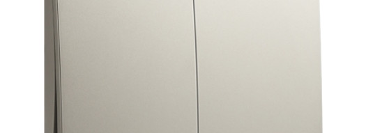 Выключатель двухклавишный - Mallia - Champagne