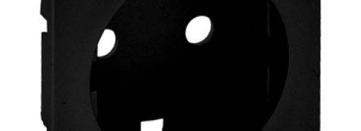 Лицевая панель для розеток 2К+З - Valena Life - черный