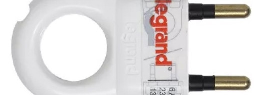 Вилка 2К - 6 А - белый