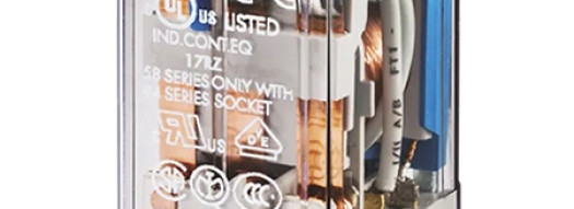 Реле промежуточное Finder - 4 перекидных контакта, 7А 48В DC