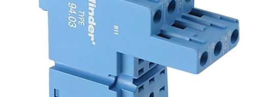 Розетка Finder - для реле 55.33, 85.03 и модулей 99.02, 86.30 с раздельными контактами