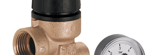 Сбросной клапан с манометром - Emmeti - 1/2"в.р. x 1/2в.р.