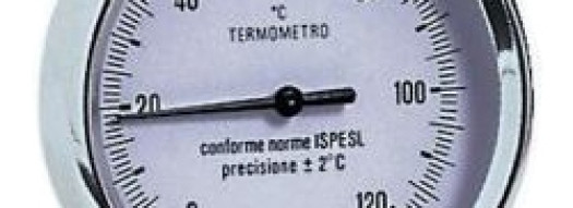 Термометр аксиальный 80х50 мм 1/2 120°C - Emmeti