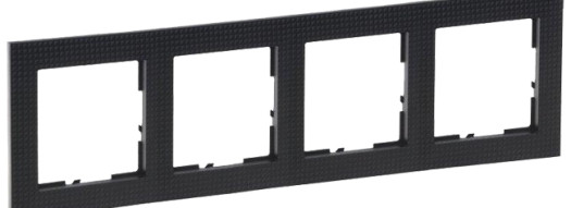 Рамка 4 поста - Suno - brushed black