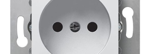 Розетка 2K - Cariva - белый