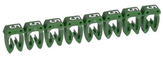 Маркер CAB 3 - для кабеля 1,5-2,5 мм2 - цифра ''5'' - зеленый