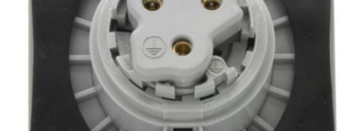 Встраиваемая наклонная розетка 2К+З 16А 230В IP44 - P17 Tempra Pro