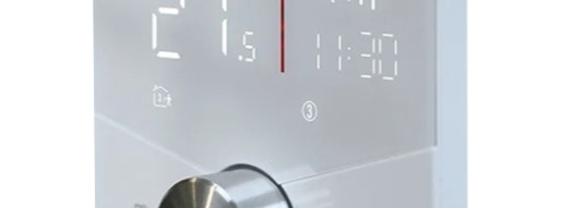 Термостат для 2 трубных фанкойлов - белый