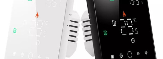 Терморегулятор для теплого пола 16A/3A - белый